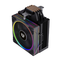 ENFRIAMIENTO DE AIRE GAMER BALAM RUSH HELIUX PRO HEX50 / DISIPADOR / TDP 220 W / COMPATIBILIDAD UNIVERSAL AMD - INTEL / ARGB PERSONALIZABLE / 4 PIPAS / VENTILADOR 120 MM / NEGRO / BR-942041