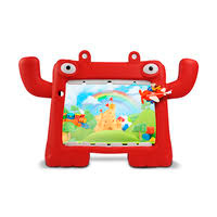 TABLET / VORAGO / PAD-8 KIDS, ANDROID 13 QUADCORE 4GB 64GB DUALCAM WIFI BT GMS FUNDA ROJA