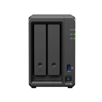 NAS SYNOLOGY DS725+ /2 BAHIAS NUCLEO DOBLE HASTA 3.1 GHZ, 1 PTO LAN GIGA, 1 PTO LAN 2.5GBE/4 GB DDR4/ HOT-SWAP/SOPORTA 40 TB /SOPORTA M.2 2280/ NO INCLUYE DISCOS/ AMD RYZEN R1600