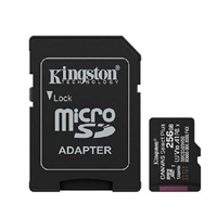 MEMORIA FLASH MICRO SD KINGSTON SDXC CANVAS SELECT PLUS 256GB 150MB/S UHS-I U1 V10 C/ADAPTADOR (SDCS3/256GB)