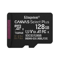 MEMORIA FLASH MICRO SD KINGSTON SDXC CANVAS SELECT PLUS 128GB 150MB/S UHS-I U1 V10 SIN/ADAPTADOR (SDCS3/128GBSP)
