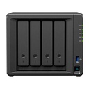 NAS SYNOLOGY DS925+ /4 BAHIAS NUCLEO CUADRUPLE 2.2 GHZ/ HASTA 80 TB, 4GB DDR4 AMPLIABLE A 32GB/ 2 PTOS LAN 2.5GBE/USB 3.2 X 2/ HOT SWAP/ SOPORTA M.2 2280 NVME SSD/ NO INCLUYE DISCOS AMD RYZEN V15