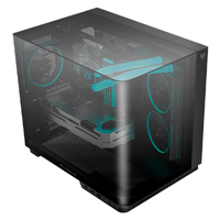 GABINETE GAMER BALAM RUSH TANK EXPERT CURVE 6800 / MEDIA TORRE / ATX - MICRO ATX - ITX / VENTILADORES ARGB INCLUYE 3X 120 MM / PANEL CURVO DE CRISTAL TEMPLADO / NEGRO /BR-941570