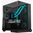 GABINETE GAMER BALAM RUSH TANK MAJESTIC 7600 / MEDIA TORRE / ATX/MICRO ATX- MINI ITX / VENTILADORES ARGB / TRIPLE PANEL DE CRISTAL TEMPLADO / NEGRO / BR-941495