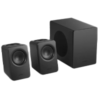 BOCINAS ACTECK DYNAMIC EXACT MINI S-PRO BS495 / RCA - USB 2.0 - 3.5 MM - BLUETOOTH 5.3 / 60 W / 300 HZ - 18 KHZ / 80 DB - 85 DB / SONIDO ENVOLVENTE Y POTENTE / SUBWOOFER / NEGRO / AC-940832