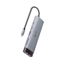 ADAPTADOR HUB | TP-LINK | UH9120C | 9 EN 1 | 1 PUERTO USB-C ENTRADA | 1 PUERTO HDMI 4K | 1 PUERTO ETHERNET GIGABIT | 1 PUERTO SD | MICROSD | 1 PUERTO USB-C | 3 PUERTOS USB-A