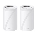 ROUTER INALÁMBRICO MESH INTERIOR PARA HOGAR | TP-LINK | DECO BE65(2-PACK) | TRIPLE BANDA WI-FI 7 BE9300 MBPS | 2 PUERTO 2.5 GIGABIT WAN/LAN | 4 ANTENAS INTERNAS | OPERACIÓN MULTI-LINK MLO