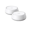 ROUTERS INALÁMBRICO MESH INTERIOR PARA HOGAR | TP-LINK | DECO BE25(2-PACK) | DOBLE BANDA WI-FI 7 BE3600 MBPS | 2 PUERTO 2.5 GIGABIT WAN/LAN | 4 ANTENAS INTERNAS | OPERACIÓN MULTI-LINK MLO