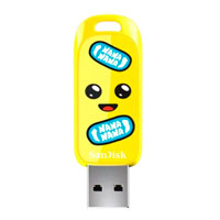 Memoria SanDisk 128GB USB 3.2 Fortnite Drive Edicion Banano
