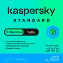 Esd Kaspersky Standard 10 Disp 1 Año