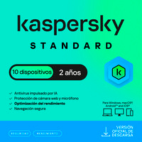 Esd Kaspersky Standard 10 Disp 2 Años