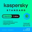 ESD KASPERSKY STANDARD 10 DISP 2 AÑOS