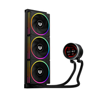 ENFRIAMIENTO LIQUIDO BALAM RUSH HYDROX EXPERT HYX36 / PANTALLA LCD 2.1 / SERIE 7 PINES / ARGB / SOFTWARE / 2400 RPM / 3 VENTILADORES / INTEL - AMD / HIDRODINAMICO / NEGRO / BR-941822