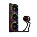 ENFRIAMIENTO LIQUIDO BALAM RUSH HYDROX EXPERT HYX36 / PANTALLA LCD 2.1 / SERIE 7 PINES / ARGB / SOFTWARE / 2400 RPM / 3 VENTILADORES / INTEL - AMD / HIDRODINAMICO / NEGRO / BR-941822