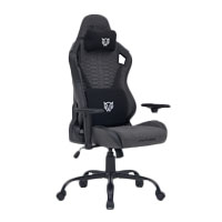 SILLA GAMER BALAM RUSH THUNDER MAX V7 / MAX 150 KG / SOPORTE LUMBAR Y REPOSACABEZAS / NYLON TRANSPIRABLE / PISTON CLASE 4 / INCLINACION 180° / REPOSABRAZOS 2D / GRIS / BR-940740