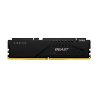MEMORIA RAM KINGSTON DIMM DDR5 32GB 5600MT/S FURY BEAST BLACK EXPO CL36 288PIN 1.25V C/DISIPADOR DE CALOR P/PC/GAMER/ALTO RENDIMIENTO KF556C36BBE-32