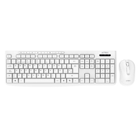 KIT ACTECK CREATOR PRIME MK255 / TECLADO Y MOUSE / INALAMBRICO / USB DONGLE / WINDOWS / ESPAÑOL / MEMBRANA / 105 TECLAS / MULTIMEDIA / OPTICO / 1600 DPI AJUSTABLE / 4 BOTONES / BLANCO / AC-941785