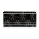 TECLADO ACTECK INSPIRE KREA TI750 / INALAMBRICO / MULTIDISPOSITIVO DUAL / DONGLE USB - 2 BT - CABLE USB / WINDOWS - MAC / ESPAÑOL / 85 TECLAS / MULTIMEDIA / RECARGABLE / NEGRO / AC-940092