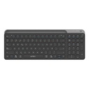 TECLADO ACTECK INSPIRE TREK TI747 / INALAMBRICO / MULTIDISPOSITIVO DUAL / WINDOWS - MAC - ANDROID / ESPAÑOL / 99 TECLAS / MULTIMEDIA / DONGLE USB - BT 5.1 - CABLE USB / RECARGABLE / NEGRO / AC-940108