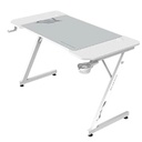 ESCRITORIO GAMER BALAM RUSH OLYMPUS SPOT MRX4000 / ERGONOMICO / ESTRUCTURA Z / MOUSEPAD XXL / ANTIRRAYAS / PORTAVASOS Y GANCHO P/ AUDIFONOS / CABLEADO ORGANIZADO / BLANCO / BR-941426