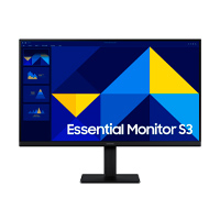 MONITOR LED SAMSUNG 22 PULGADAS /S3 S30GD ESSENTIAL/ FHD (1920 X 1080) / IPS / PLANO/HDMI/D-SUB/ 100HZ / NEGRO.