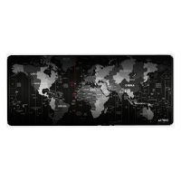 MOUSE PAD XL ACTECK FLOW WORLD MT494W / DISEÑO MUNDO / TELA + GOMA / ALTA RESISTENCIA / ANTIDESTIZANTE / NEGRO /AC-941037