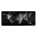 MOUSE PAD XL ACTECK FLOW WORLD MT494W / DISEÑO MUNDO / TELA + GOMA / ALTA RESISTENCIA / ANTIDESTIZANTE / NEGRO /AC-941037