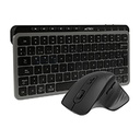 KIT ACTECK CREATOR KREA MK750 / TECLADO Y MOUSE / INALAMBRICO DUAL / MULTIDISPOSITIVO / RECARGABLE / DONGLE BT / 65 / WIN - MAC / ESPAÑOL / 118 TECLAS / 2000 DPI / OPTICO / NEGRO-GRIS / AC-940177