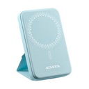 BATERIA DE RESPALDO ADATA POWER BANK MAGNÉTICO R050 5000 MAH USB -C CARGA INALÁMBRICA COLOR AZUL (PR050-11LB)