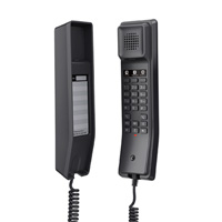 TELÉFONO IP GRANDSTREAM GHP611W / HOTELERO WI-FI, 2 LÍNEAS SIP CON 2 CUENTAS, CODEC OPUS, IPV4/IPV6, COLOR NEGRO, CON GESTIÓN EN LA NUBE GDMS