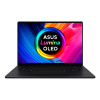LAPTOP WORSTATION ASUS STUDIOBOOK PROART P16 H7606 AMD RYZEN AI R9 HX370 64GB 2 TB SSD 16 PULGADAS TOUCH OLED WIN 11 HOME NEGRO LECTOR DE HUELLA SD CARD READER NV RTX 4070 8GB GRADO MILITAR 1 AÑO G