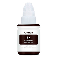 Botella de Tinta Canon GI-190 Bk Negra