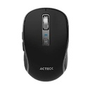 MOUSE ACTECK OPTIMIZE TRIP PRO MI580 / INALAMBRICO / 1600 DPI AJUSTABLE / 6 BOTONES SCROLL / RECARGABLE / DUAL DONGLE USB 2.4 GHZ 2 BLUETOOTH / WIN MAC ANDROID / NEGRO / AC-939591