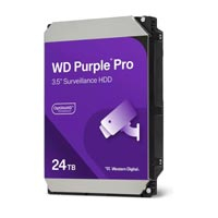 DISCO DURO INTERNO WD PURPLE PRO 24TB 3.5 ESCRITORIO SATA3 6GB/S 512MB 7200RPM 24X7 IA DVR NVR HASTA 64 CAMARAS WD240PURP