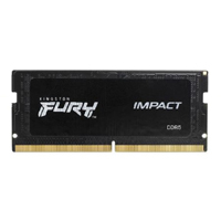 MEMORIA RAM KINGSTON SODIMM DDR5 8GB 4800MT/S FURY IMPACT BLACK CL38 262PIN 1.1V C/DIFUSOR DE CALOR P/LAPTOP KF548S38IB-8
