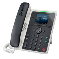 TELEFONO IP HP POLY 82M86AA EDGE E100/TELFONO IP 8 LINEAS PANTALLA A COLOR 2.8 PUERTO GIGABIT 2 USB-C 1 POE NFC