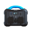 GENERADOR ELECTRICO DE BATERIAS LMFP  PORTATIL FORZA SERIE TITAN FPP-T300 300W 8 SALIDAS 2AC/6DC 2 PANTALLA LCD PANEL DE CONTROL INTEGRADO LAMPARA LED CARGA RAPIDA EN 2 HORAS