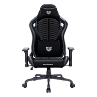 SILLA GAMER BALAM RUSH THUNDER MAX V7 / TELA NYLON TRANSPIRABLE / REPOSABRAZOS,REPOSA PIES,COJIN LUMBAR / 140 / 150KG / NEGRO / BR-940597
