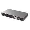 SWITCH GRANDSTREAM GWN7811/ SWITCH CAPA 3 ADMINISTRABLE / 8 PUERTOS 10/100/1000 MBPS 2 PUERTOS SFP 10 GIGABIT / COMPATIBLE CON GWN CLOUD.