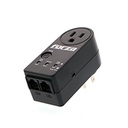 PROTECTOR DE VOLTAJE FORZA FVP-1201N NEGRO, 900J/1800W, 1 SLD, GIRO DE 350 GRADOS, TEMPORIZADOR-120V
