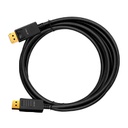 CABLE ACTECK LINK PLUS DP422-3 / DISPLAY PORT - DISPLAY PORT / 4K A 60 MHZ / 3 M LARGO / 17 GBPS / CALIBRE 30 AWG / MACHO A MACHO / NEGRO / AC-939799