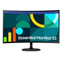 MONITOR LED SAMSUNG 27 PULGADAS /S3 S36GD MAINSTREAM/ FHD (1920 X 1080) / VA / CURVO/HDMI/D-SUB/ 100HZ / NEGRO.