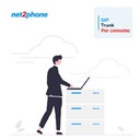 TRONCAL O CANAL SIP POR CONSUMO - NET2PHONE - SIN BOLSA DE MINUTOS - LICENCIA UNITARIA - RENTA MENSUAL - ENTREGA ELECTRONICA