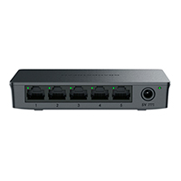 SWITCH GRANDSTREAM GWN7700P GIGABIT NO ADMINISTRABLE / 5 PUERTOS 10/100/1000 4 PUERTOS POE HASTA 30 W EN CADA PUERTO DE METAL