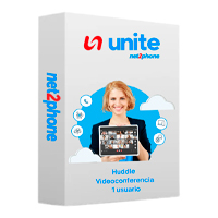 VIDEO CONFERENCIA - NET2PHONE - HUDDLE - LICENCIA POR USUARIO - RENTA MENSUAL - ENTREGA ELECTRONICA