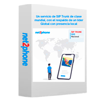 800 NACIONAL - NET2PHONE - LICENCIA POR NUMERO PARA TRONCAL SIP - RENTA MENSUAL - ENTREGA ELECTRONICA
