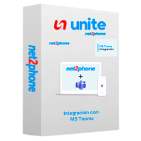 INTEGRACION A MS TEAMS - NET2PHONE - PARA CONMUTADOR TELEFONICO UNITE - LICENCIA POR USUARIO - RENTA MENSUAL - ENTREGA ELECTRONICA