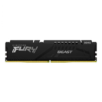 MEMORIA RAM KINGSTON DIMM DDR5 16GB 6000MT/S FURY BEAST BLACK EXPO CL36 288PIN 1.25V C/DISIPADOR DE CALOR P/PC/GAMER/ALTO RENDIMIENTO KF560C36BBE2-16