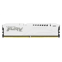 MEMORIA RAM KINGSTON DIMM DDR5 16GB 6000MT/S FURY BEAST WHITE EXPO CL30 288PIN 1.4V C/DISIPADOR DE CALOR P/PC/GAMER/ALTO RENDIMIENTO KF560C30BWE-16