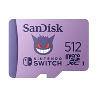 Memoria SanDisk Micro Sdxc 512GB Nintendo Switch Pokemon Gengar 100MB